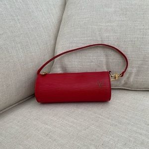 Auth Louis Vuitton Papillon mini pochette